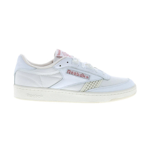 Reebok Club C 85 Vintage Mens White Leather Lifestyle Sneakers Shoes