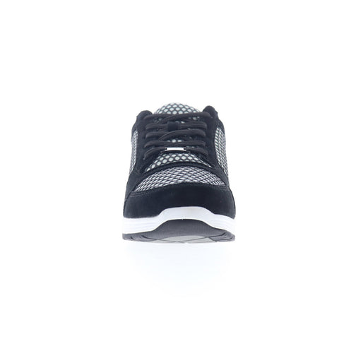 Drew Gemini 10296-19 Womens Black Narrow Suede Lifestyle Sneakers Shoes