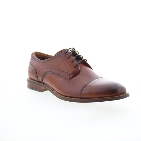 Florsheim Rucci Cap 13384B-221 Mens Brown Oxfords & Lace Ups Cap Toe Shoes