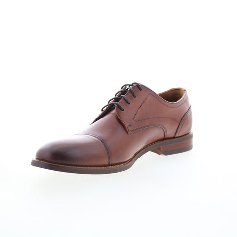 Florsheim Rucci Cap 13384B-221 Mens Brown Oxfords & Lace Ups Cap Toe Shoes