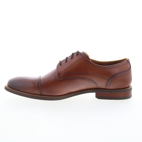 Florsheim Rucci Cap 13384B-221 Mens Brown Oxfords & Lace Ups Cap Toe Shoes