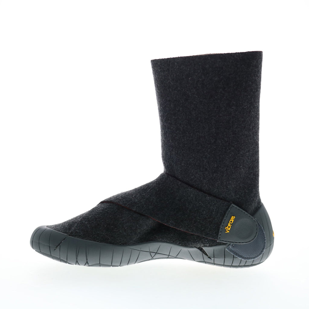 New Vibram Furoshiki Mid Boot 17UCC01 – Men's Black Canvas Casual Strap Boots