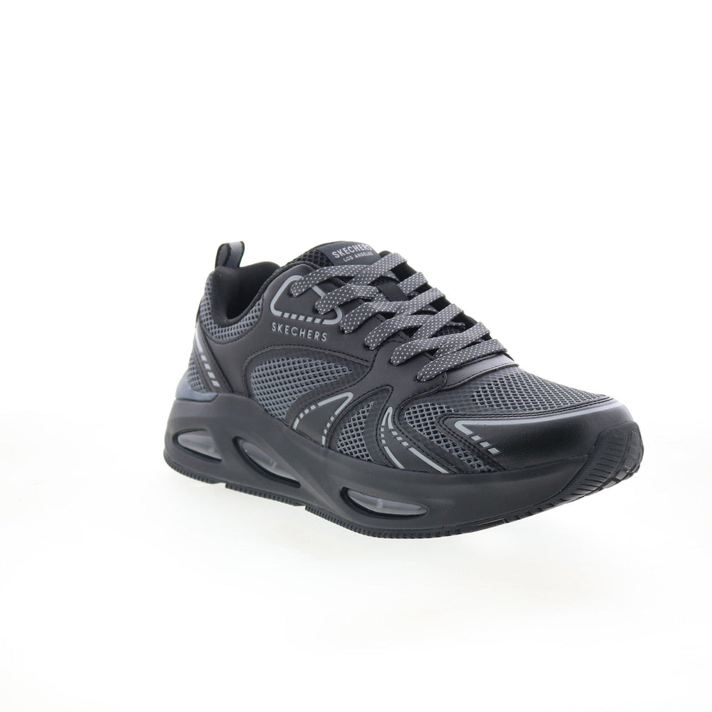 Skechers Uno Ego Aurair 183302-BBK Mens Black Mesh Lifestyle