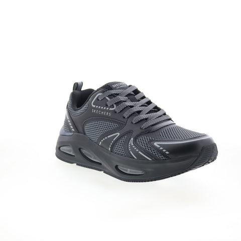 Skechers Uno Ego Aurair 183302 Mens Black Mesh Lifestyle Sneakers Shoes