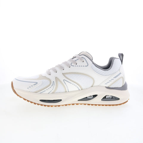 Skechers Uno Ego Aurair 183302 Mens White Mesh Lifestyle Sneakers Shoes