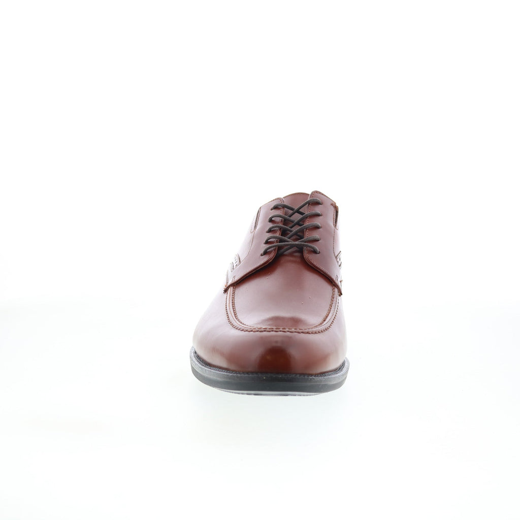 Johnston & Murphy McGrath Mens Italian Calfskin Leather Saddle Brown Oxfords NEW Johnston & Murphy 8.5 M Brown Leather Saddle Oxford Shoes  main image 4