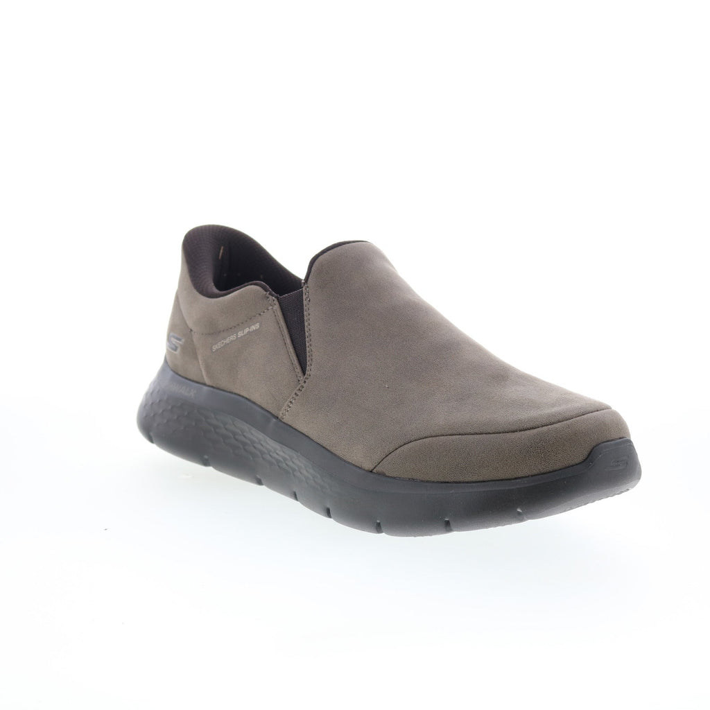 Skechers Slip-Ins Go Walk Flex Ray Mens Brown Lifestyle Sneakers