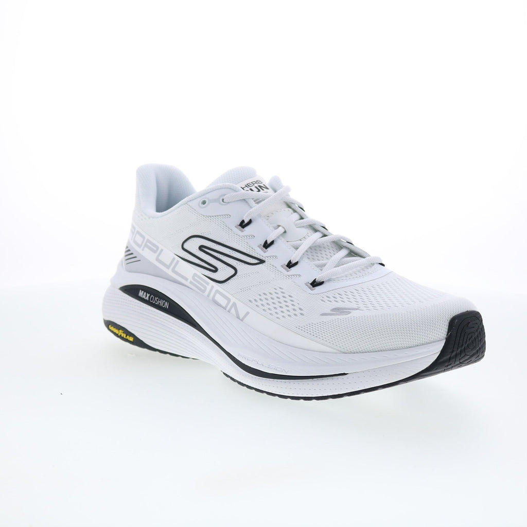 Skechers Max Cushioning Propulsion Mens White Athletic Running