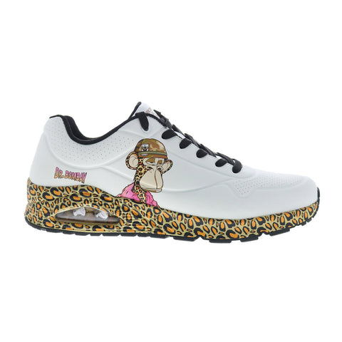 Skechers Uno Dr. Bombay Snoop Dogg Mens White Lifestyle Sneakers Shoes