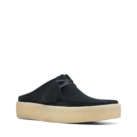 Clarks Wallabee Cup LO 26169189 Mens Black Suede Clogs Sandals Shoes