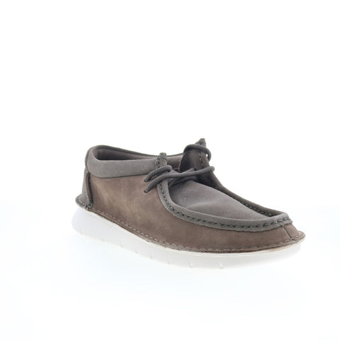 Clarks Colehill Easy 26171824 Mens Grey Nubuck Loafers & Slip Ons Casual Shoes