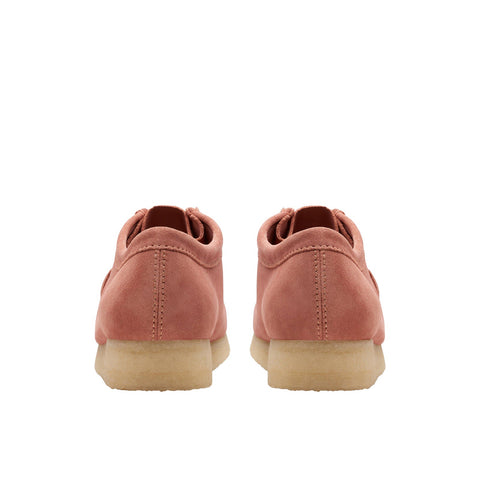 Clarks Wallabee 26176547 Mens Pink Oxfords & Lace Ups Casual Shoes