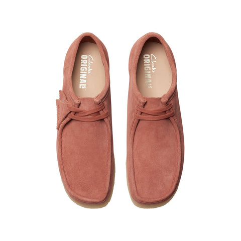 Clarks Wallabee 26176547 Mens Pink Oxfords & Lace Ups Casual Shoes