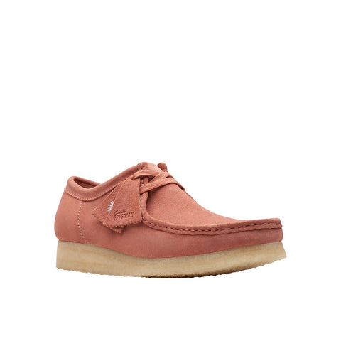 Clarks Wallabee 26176547 Mens Pink Oxfords & Lace Ups Casual Shoes