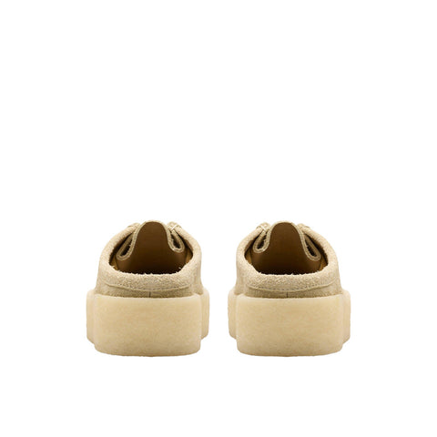 Clarks Wallabee Cup LO 26176568 Womens Gray Suede Mules Slippers Shoes