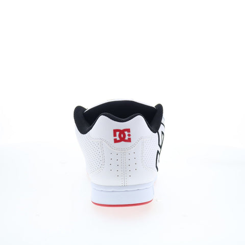 DC Net 302361-WTK Mens White Leather Skate Inspired Sneakers Shoes