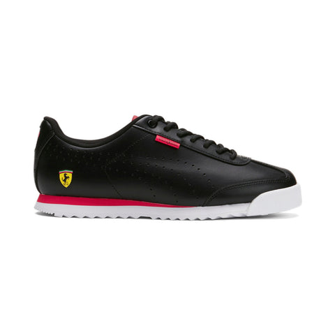 Puma Scuderia Ferrari Roma Via Perf Mens Black Motorsport Sneakers Shoes