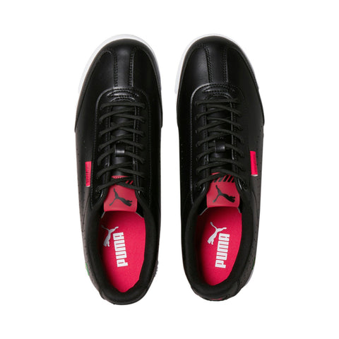 Puma Scuderia Ferrari Roma Via Perf Mens Black Motorsport Sneakers Shoes
