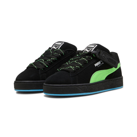 Puma Mercedes AMG MAPF1 Suede Xl Neon 30858201 Mens Black Sneakers Shoes