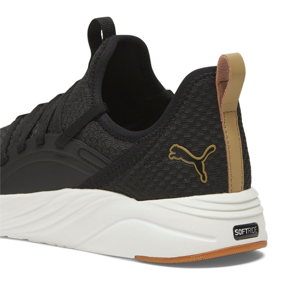 puma defy varsity black and gold