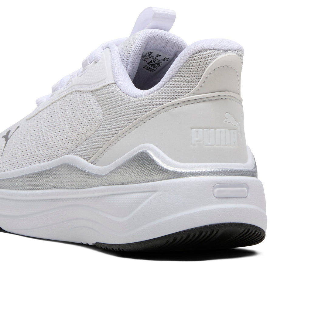 Puma Stakd Evo 31128904 Womens White Canvas Lace Up Athletic