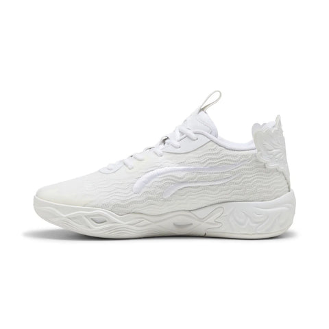 Puma Lamelo Ball MB.04 Lo Ice White Mens White Athletic Basketball Shoes