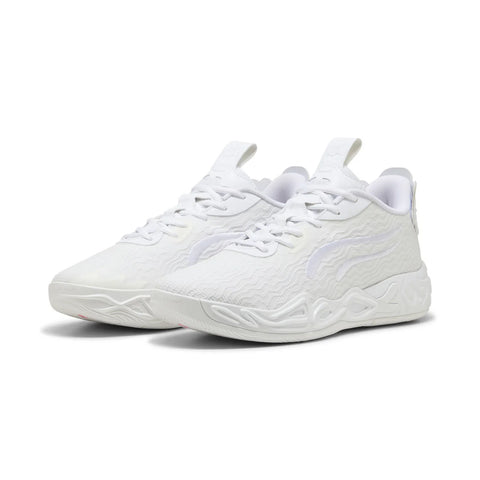 Puma Lamelo Ball MB.04 Lo Ice White Mens White Athletic Basketball Shoes