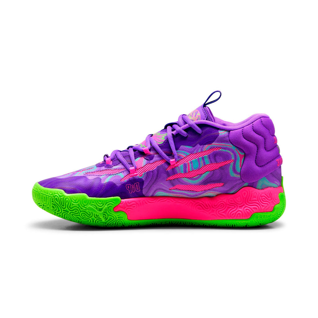 Puma Lamelo Ball MB.03 Toxic 37891601 Mens Purple Athletic