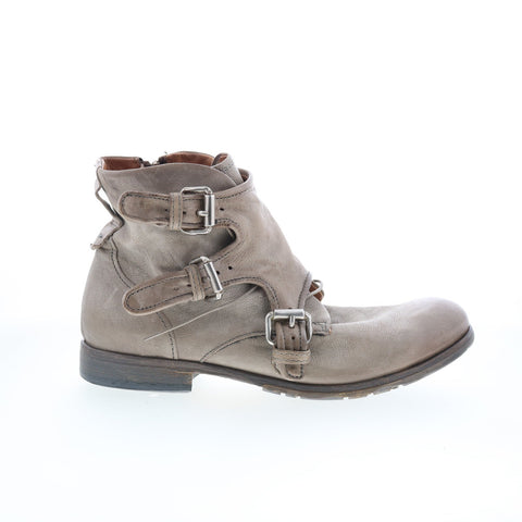 A.S. 98 Cooper 401202-1801-6145 Womens Gray Leather Ankle & Booties Boots