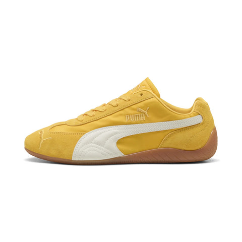 Puma Speedcat Nylon 40532303 Mens Yellow Suede Lifestyle Sneakers Shoes