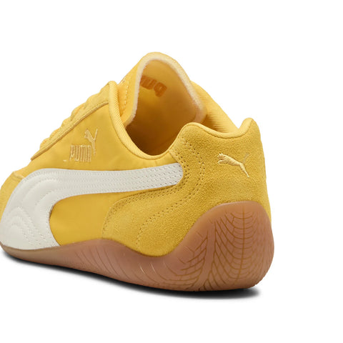 Puma Speedcat Nylon 40532303 Mens Yellow Suede Lifestyle Sneakers Shoes