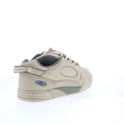 ES Muska 5102000063294 Mens Brown Leather Skate Inspired Sneakers Shoes