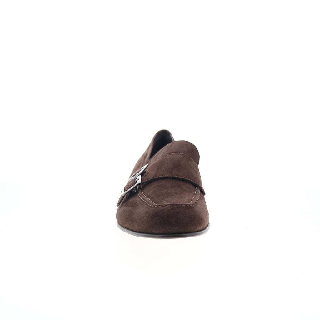 Zelli Italia Gatto Goat Suede Mens Brown Loafers & Slip Ons  display picture 1