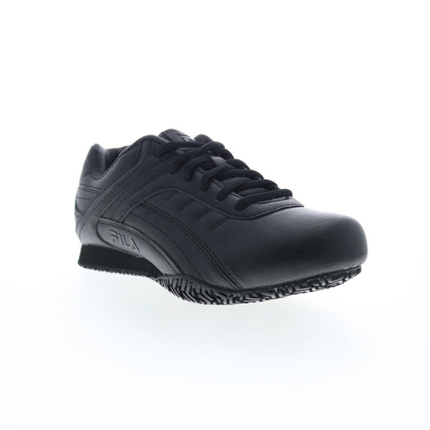 Fila Memory Elleray 5 Slip Resistant Womens Black Athletic Work Shoes