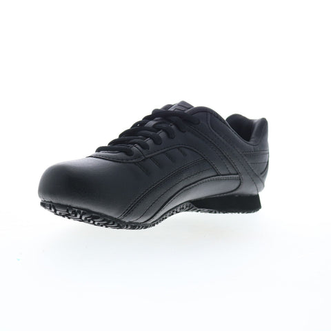 Fila Memory Elleray 5 Slip Resistant Womens Black Athletic Work Shoes