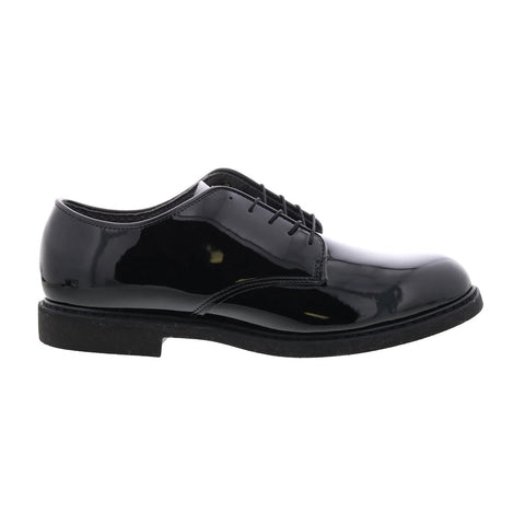 Altama O2 High Gloss Oxford Tuxedo Mens Black Wide Oxfords Plain Toe Shoes