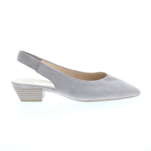 Gabor 61-530-12 Womens Brown Slip On Slingback Heels Shoes