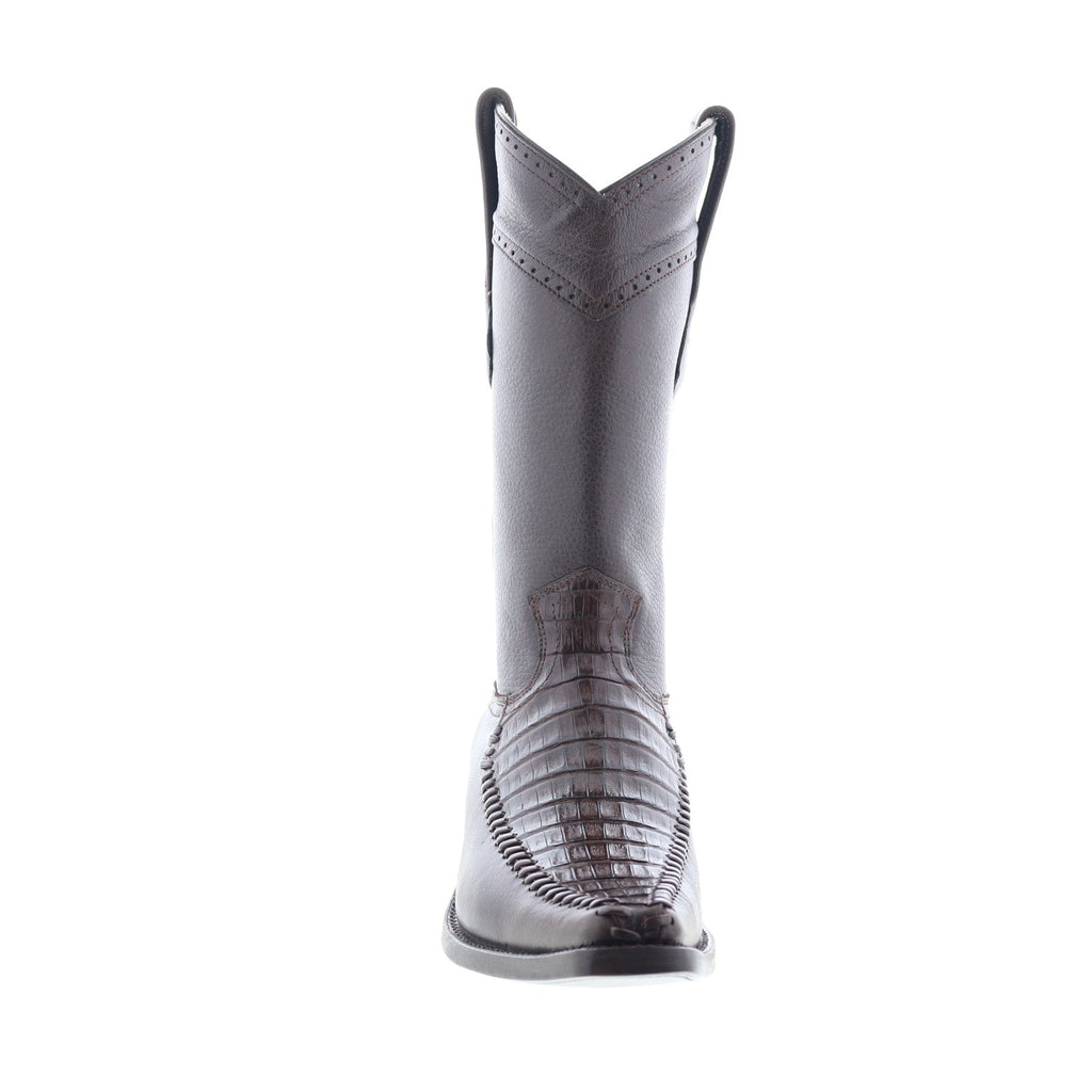 Caiman Belly Square Toe Cowboy Boots main image 0