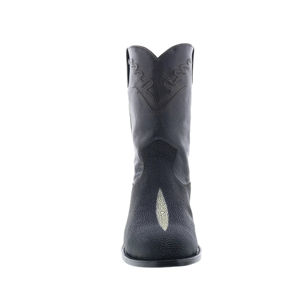 Los Altos Stingray Row-Stone Black Cowboy Boots main image 0
