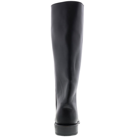 Abilene Boots 8220 Mens Black Leather Slip On Western Boots