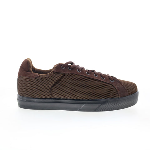 Hitchcock 932 Mens Brown Extra Wide 3E Canvas Lifestyle Sneakers Shoes