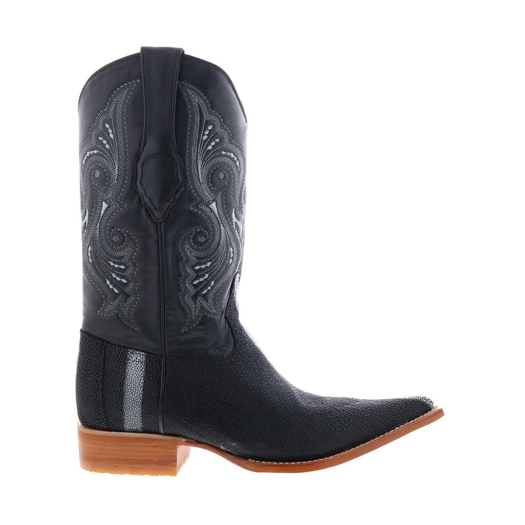 Los Altos 3X Toe Stingray Rowstone santiague pour hommes en cuir brown