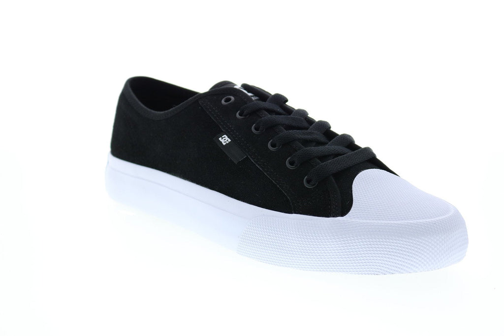DC Shoes Manual RT S Skate Shoes ADYS30059 Mens 10.5 Black White Lace Up NWOT DC Manual RT S Black/White On Feet - YouTube main image 3