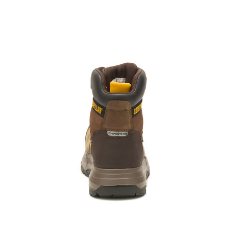 Caterpillar Diagnostic 2.0 WP Steel Toe Mens Brown Wide Work Boots