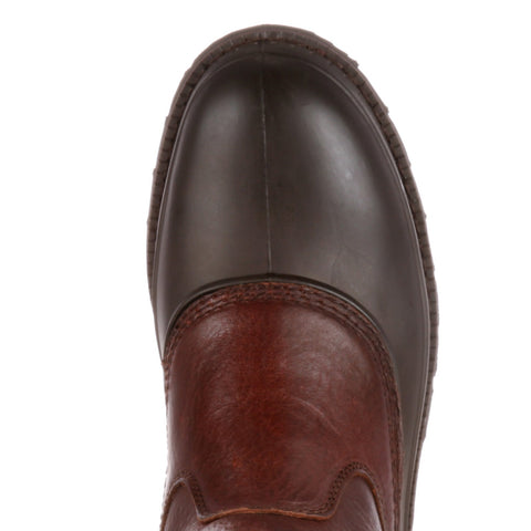 Georgia Muddog Steel Toe Wellington Mens Brown Wide Work & Safety Boots