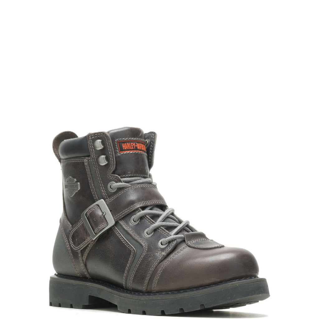 Harley-Davidson Brake Buckle Flash D96273 Mens Gray Zipper