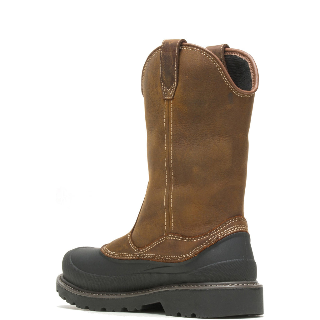 Wolverine Floorhand WP: Stivali Wellington Da Lavoro Uomo, Impermeabili, Marrone Scuro, Taglia 47 EU Extra Large