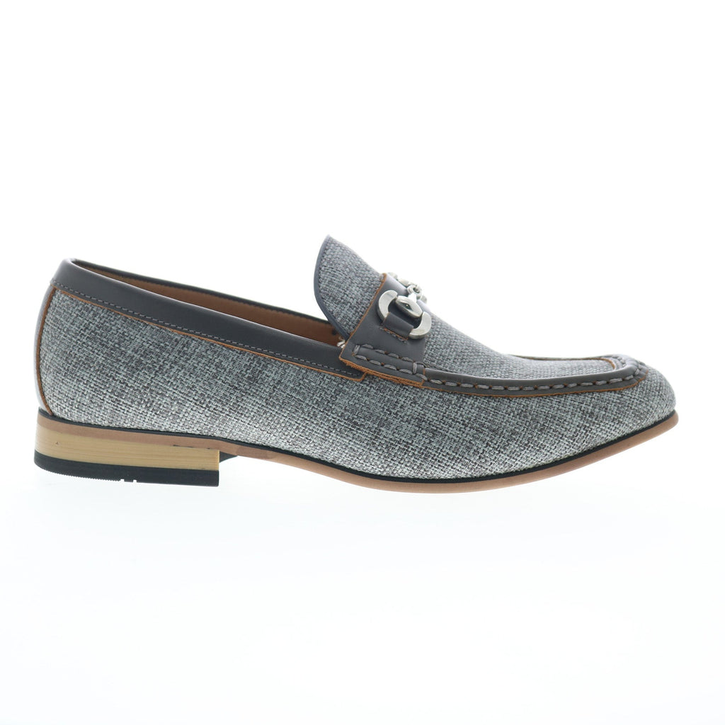 La Milano A11409 Mens Gray Synthetic Loafers & Slip Ons  display picture 3