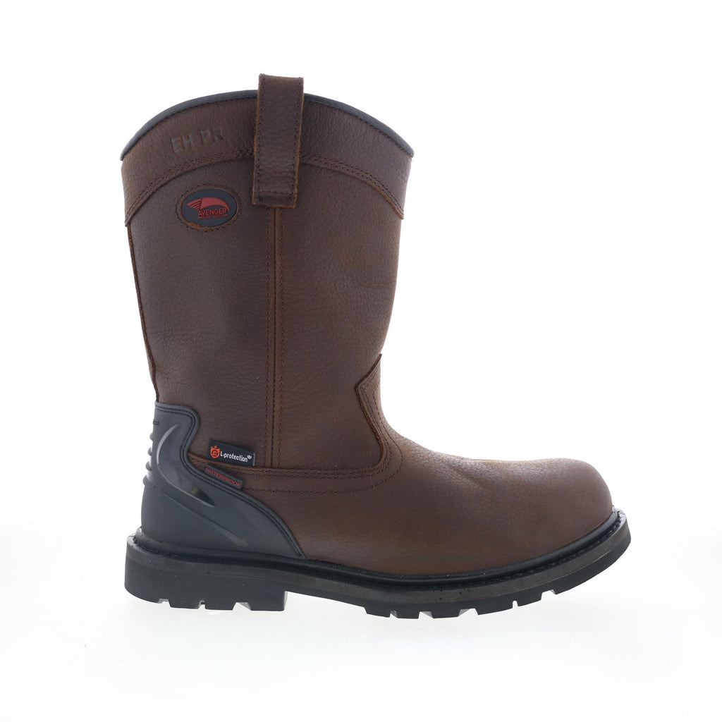 Avenger Hammer Soft Toe A7676 Mens Brown Leather Work  display picture 1