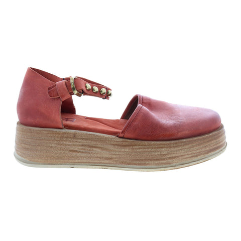 A.S. 98 Parth A78104-101 Womens Brown Leather Sandals Platform Shoes